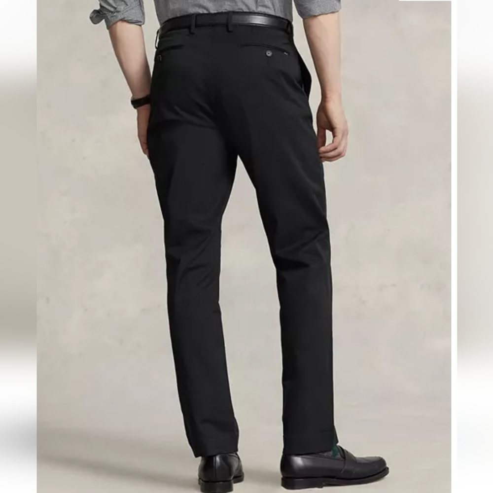 NWT Men's Ralph Lauren Polo Stretch Classic Fit Flat Front Pants - Picture 4 of 6